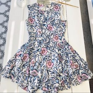 💕H & M Floral Zip up Dress